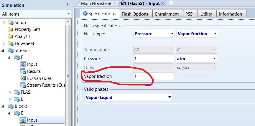 Aspen Plus入门教程（1）-一个简单闪蒸例子的实际模拟