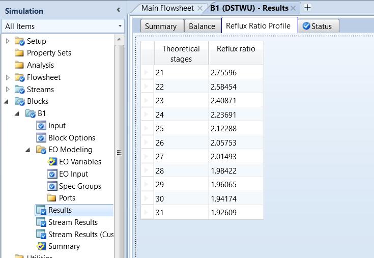 Aspen Plus入门教程（3）-简捷法计算理论板数