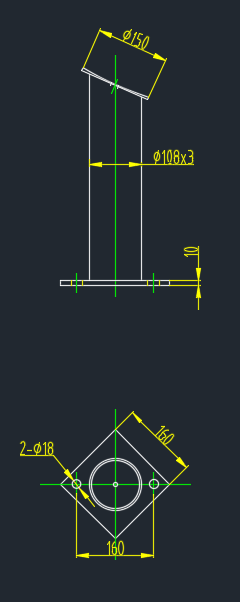封头上垫板的画法–采用solidworks