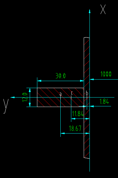 加强圈型心位置.png 惯性矩与组合惯性矩计算--外压容器惯性矩计算