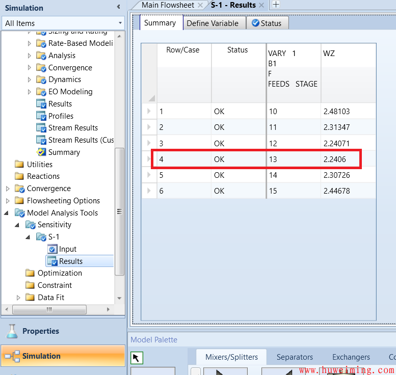 Aspen Plus入门教程（5）-最佳进料位置
