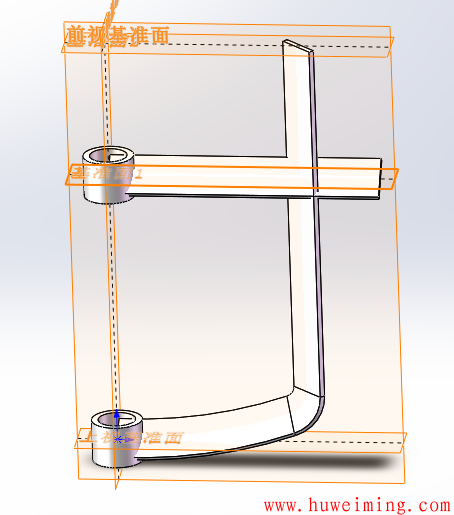 倾斜锚式桨叶绘制-通过SolidWroks